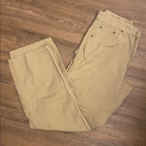 loose fit canvas carpenter pant